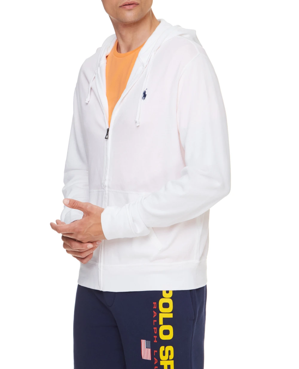 Худи Polo Ralph Lauren 710706348002, белый цвет • Купить в интернет-магазине Kameron