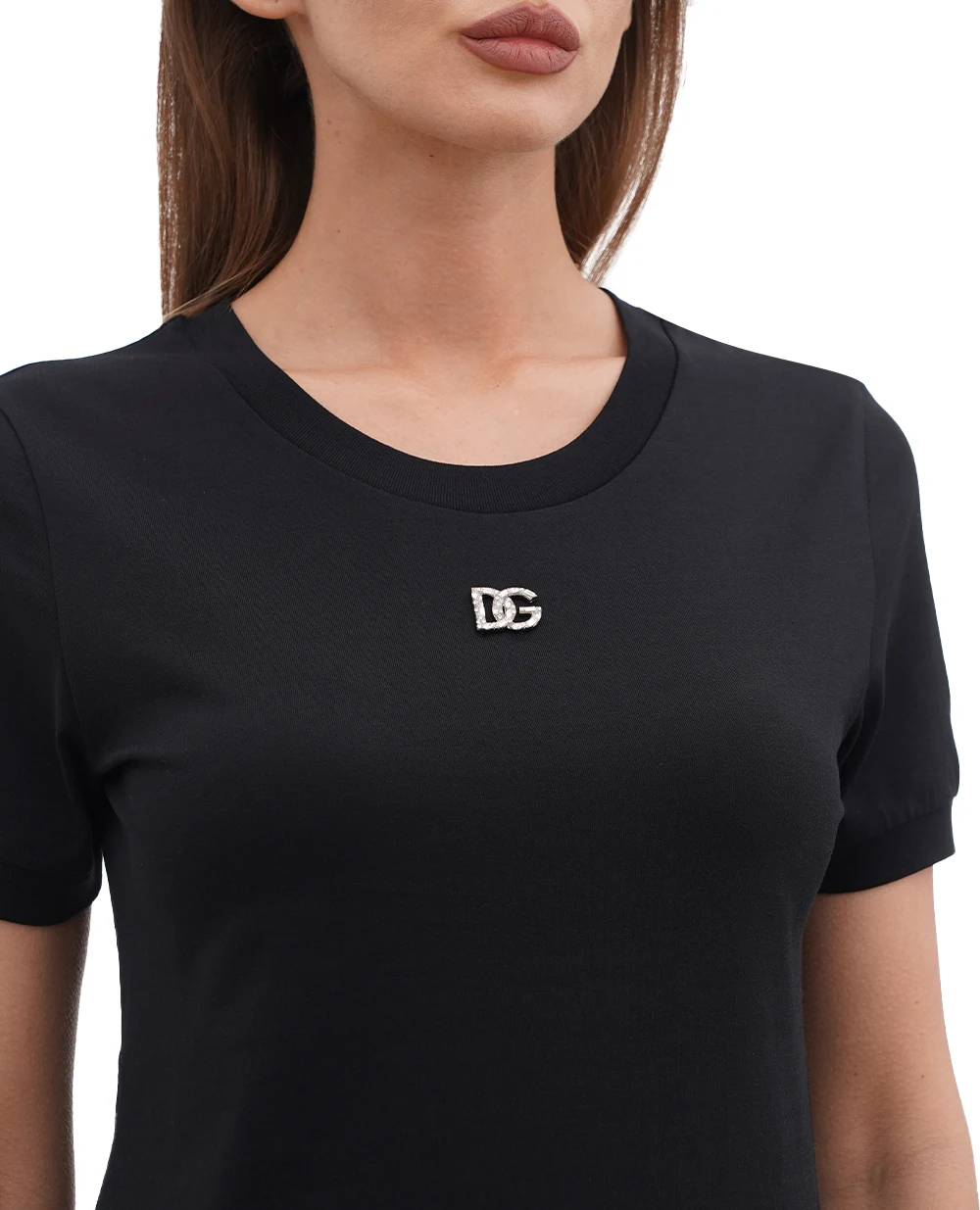 Футболка Dolce&Gabbana F8U08Z-G7B3U, черный цвет • Купить в интернет-магазине Kameron