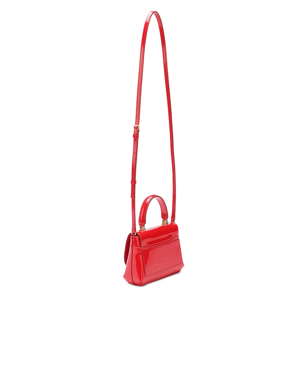 Кожаная сумка DG Logo Mini Dolce&Gabbana BB7568-A1471, красный цвет • Купить в интернет-магазине Kameron