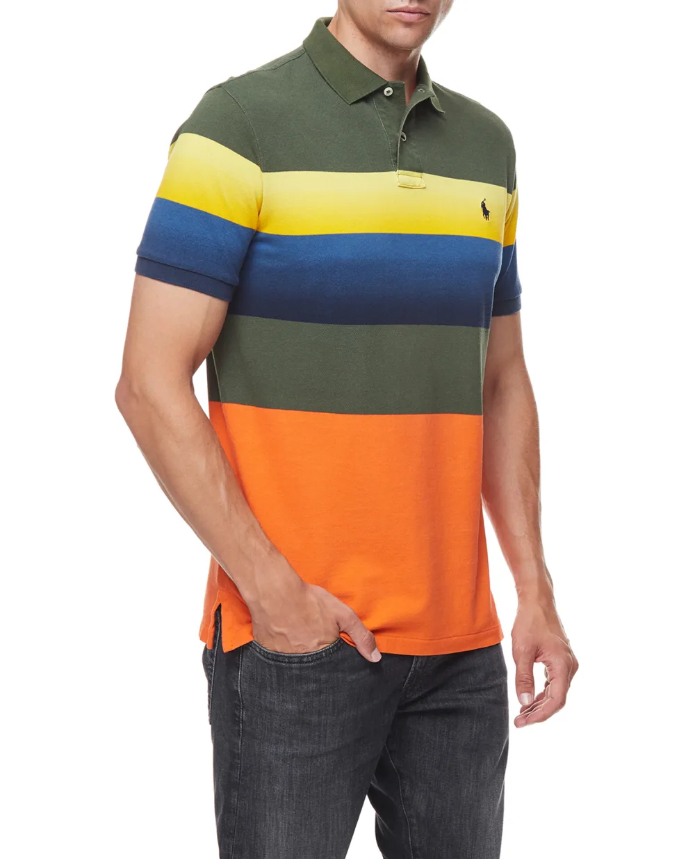 Поло Polo Ralph Lauren 710844292001, разноцветный цвет • Купить в интернет-магазине Kameron