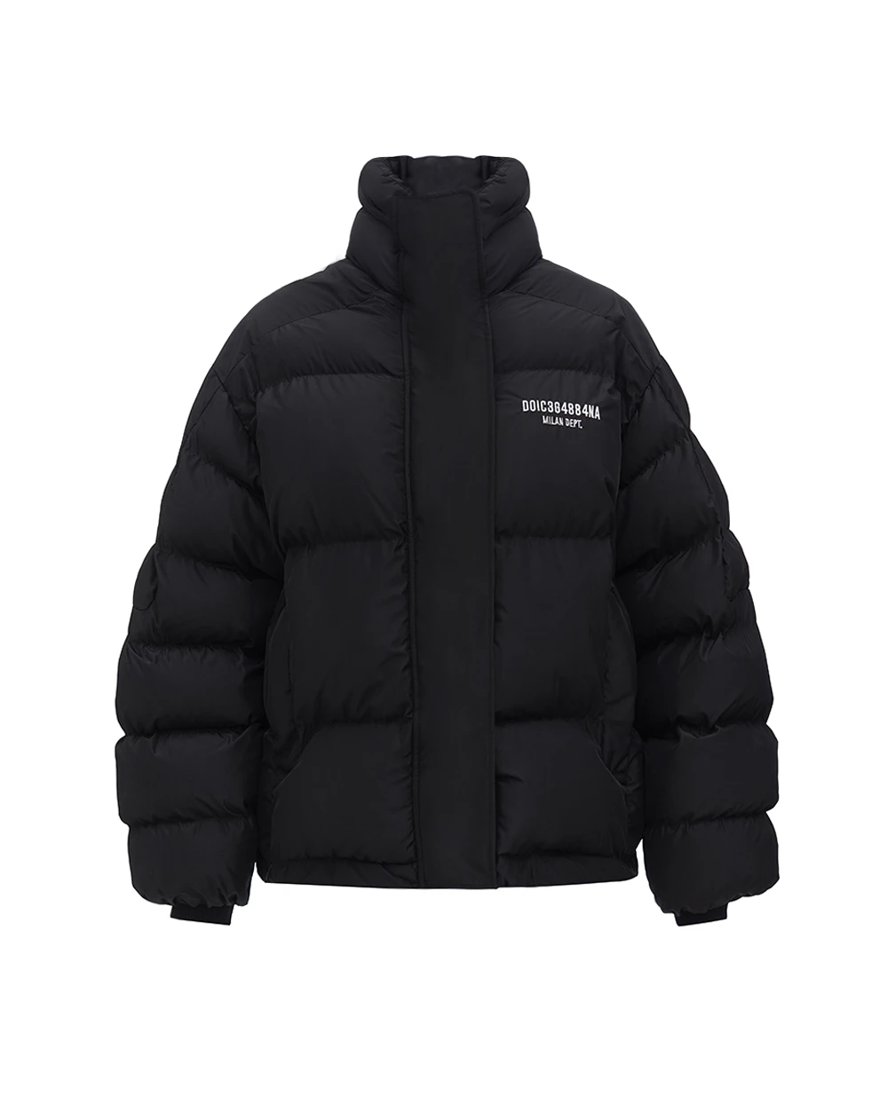 Пуховик DGVIB3 Dolce&Gabbana F9R72Z-GH095, чорний колір • Купити в інтернет-магазині Kameron