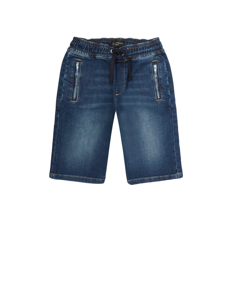 Джинсовые шорты Dolce&Gabbana Kids L42Q47-LD952-S, синий цвет • Купить в интернет-магазине Kameron