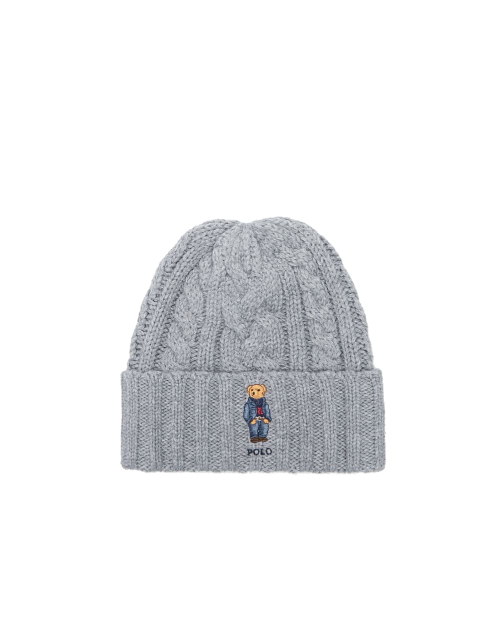 Шапка Polo Ralph Lauren 449853939006, серый цвет • Купить в интернет-магазине Kameron