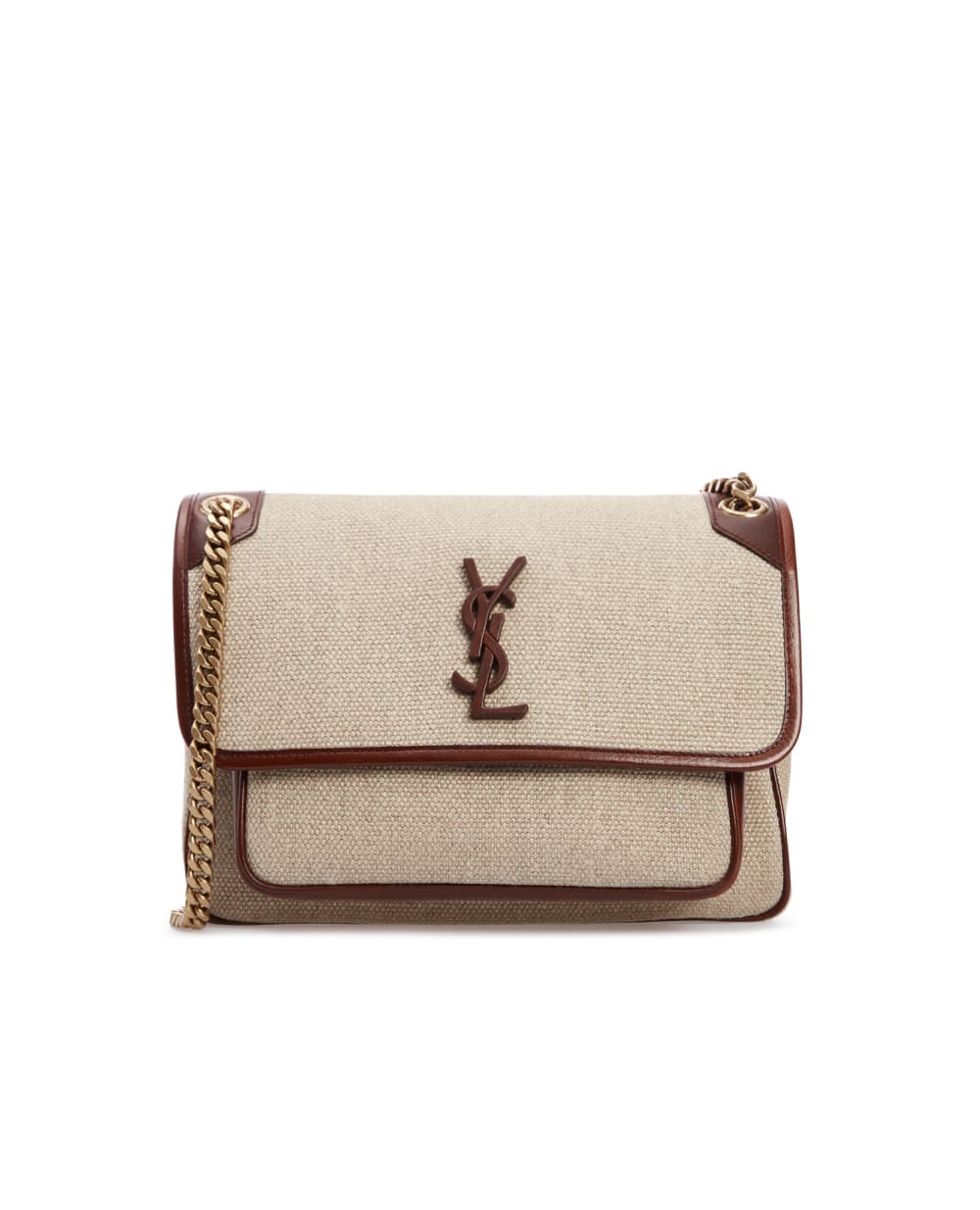 Сумка Niki Saint Laurent 633150-2MF1W, бежевый цвет • Купить в интернет-магазине Kameron