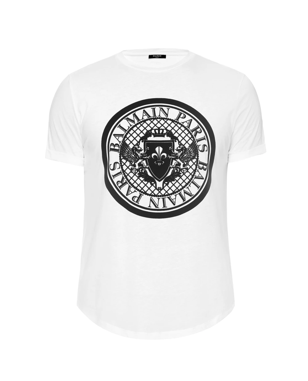 Футболка Balmain WH1EF010B144, белый цвет • Купить в интернет-магазине Kameron