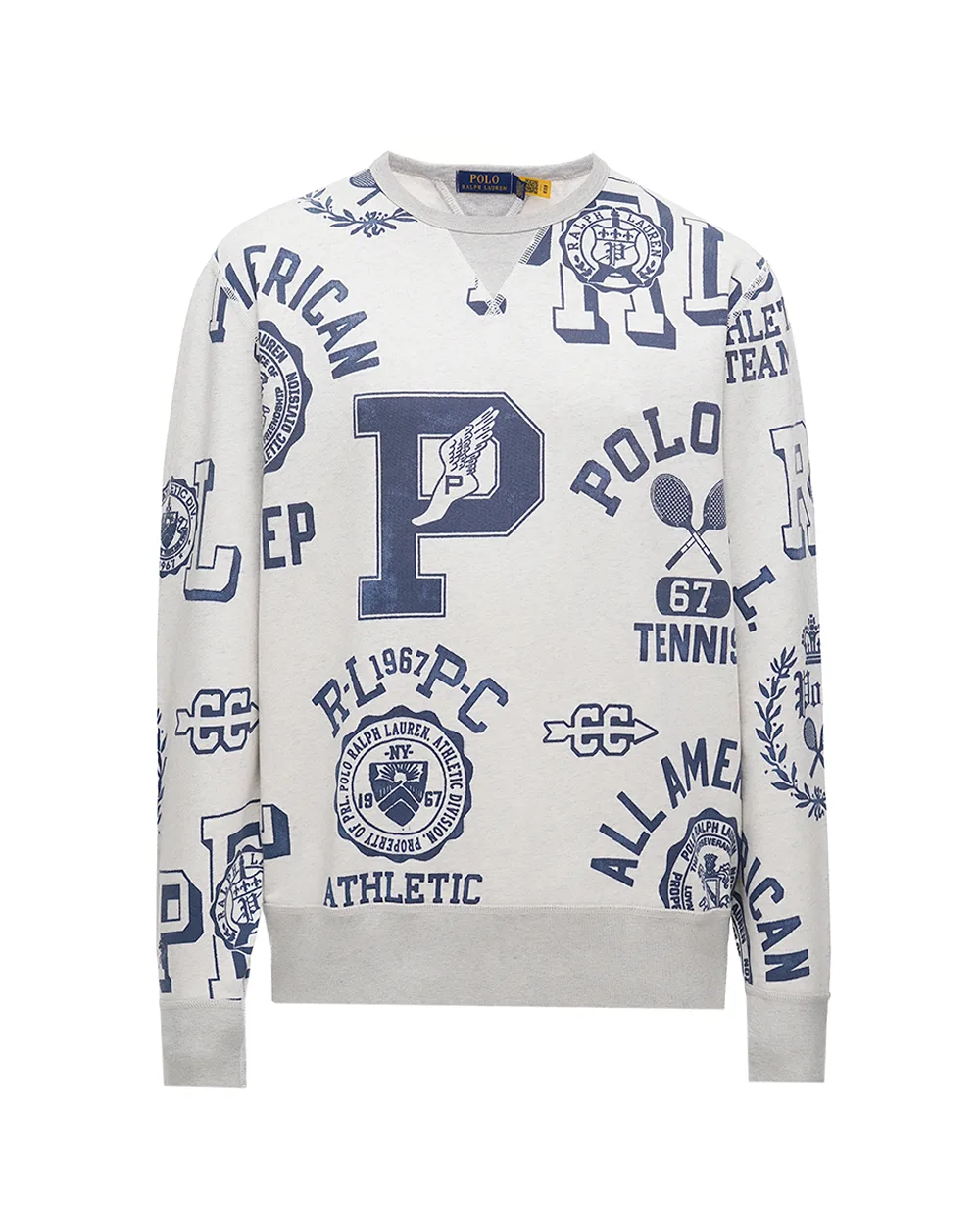 Свитшот Polo Ralph Lauren 710941981001, синий цвет • Купить в интернет-магазине Kameron
