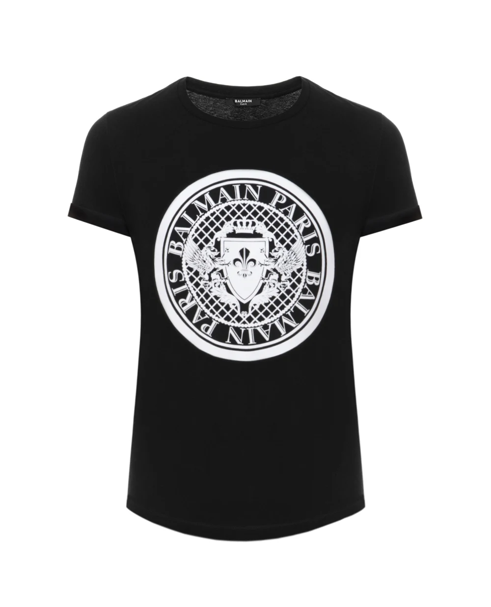 Футболка Balmain VH1EF010B030, черный цвет • Купить в интернет-магазине Kameron