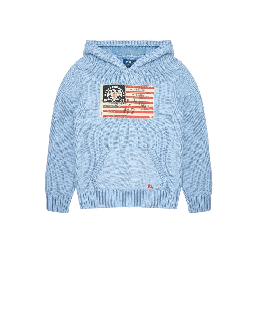 Худи Polo Ralph Lauren Kids 321787117001, голубой цвет • Купить в интернет-магазине Kameron