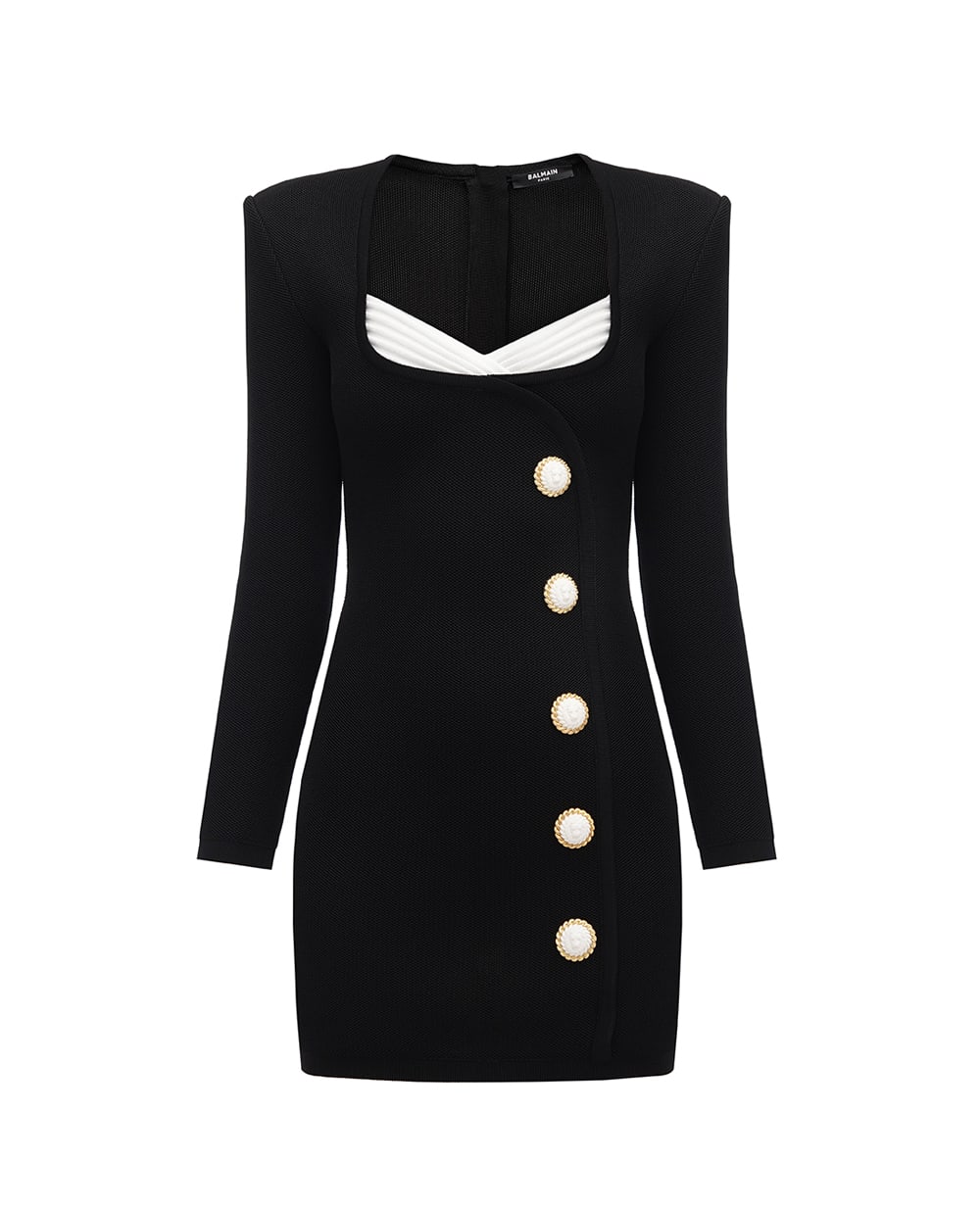 Платье Balmain DF1R8474KG83, черный цвет • Купить в интернет-магазине Kameron