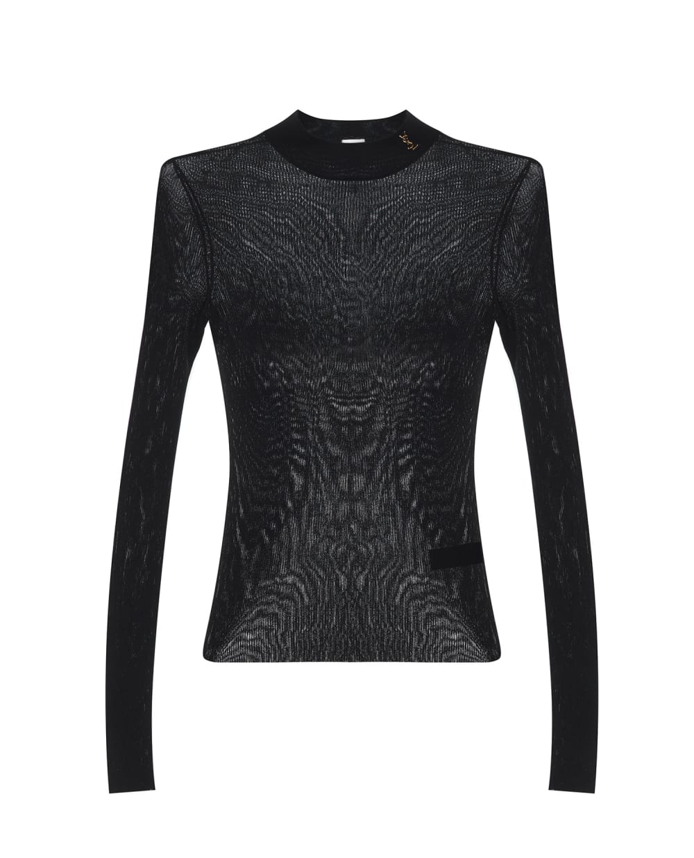 Шелковый гольф Saint Laurent 654478-Y75AI, черный цвет • Купить в интернет-магазине Kameron