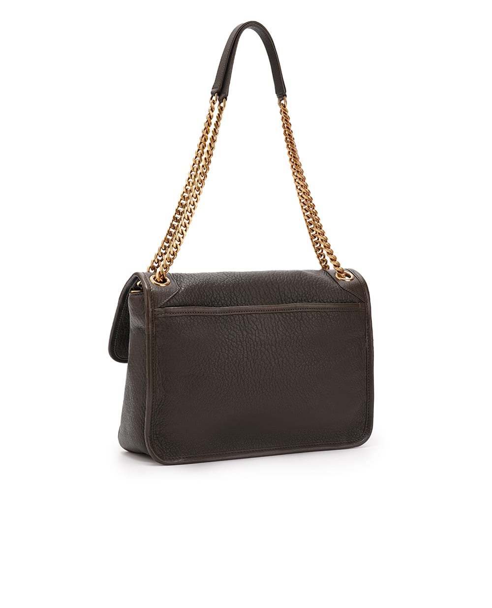 Шкіряна сумка Niki Medium Saint Laurent 633178-AACYT, оливковий колір • Купити в інтернет-магазині Kameron