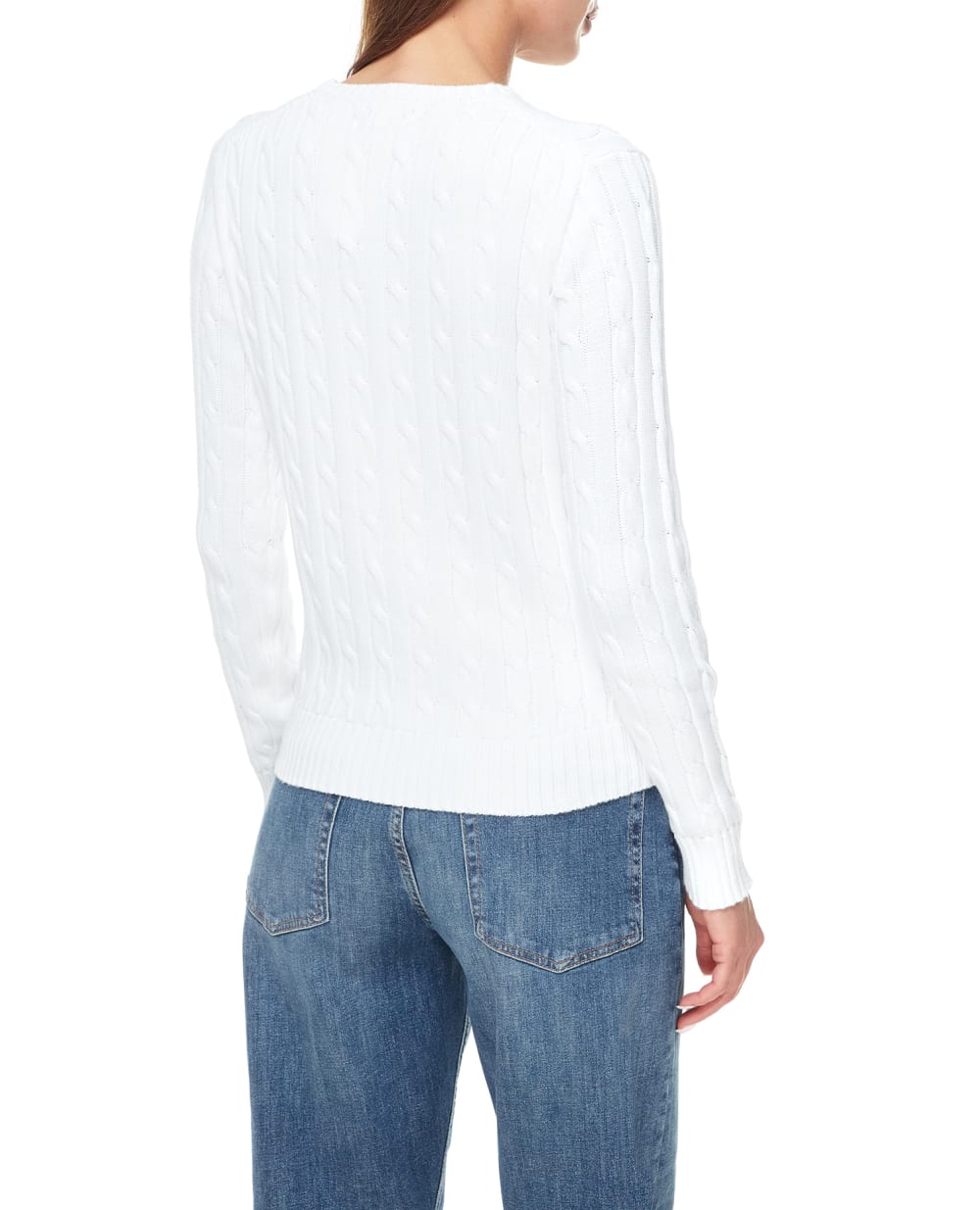 Джемпер Polo Ralph Lauren 211747397002, белый цвет • Купить в интернет-магазине Kameron
