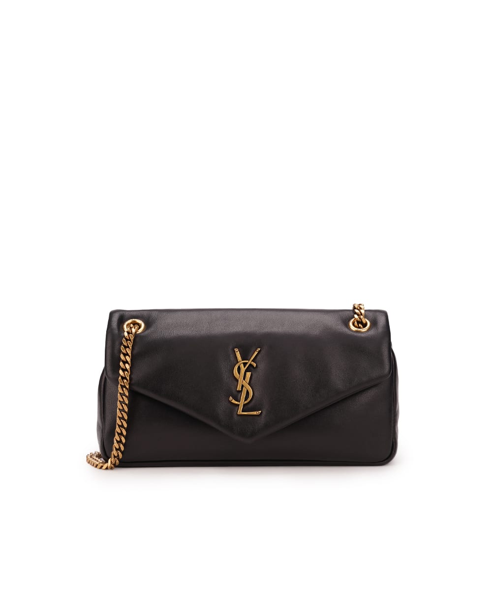 Кожаная сумка Calipso Saint Laurent 734153-AACQO, черный цвет • Купить в интернет-магазине Kameron