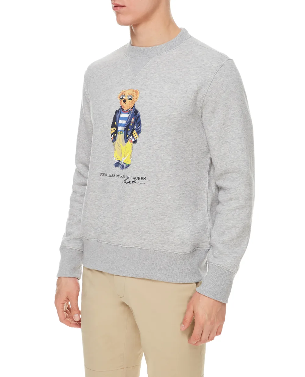Свитшот Polo Ralph Lauren 710835784002, серый цвет • Купить в интернет-магазине Kameron