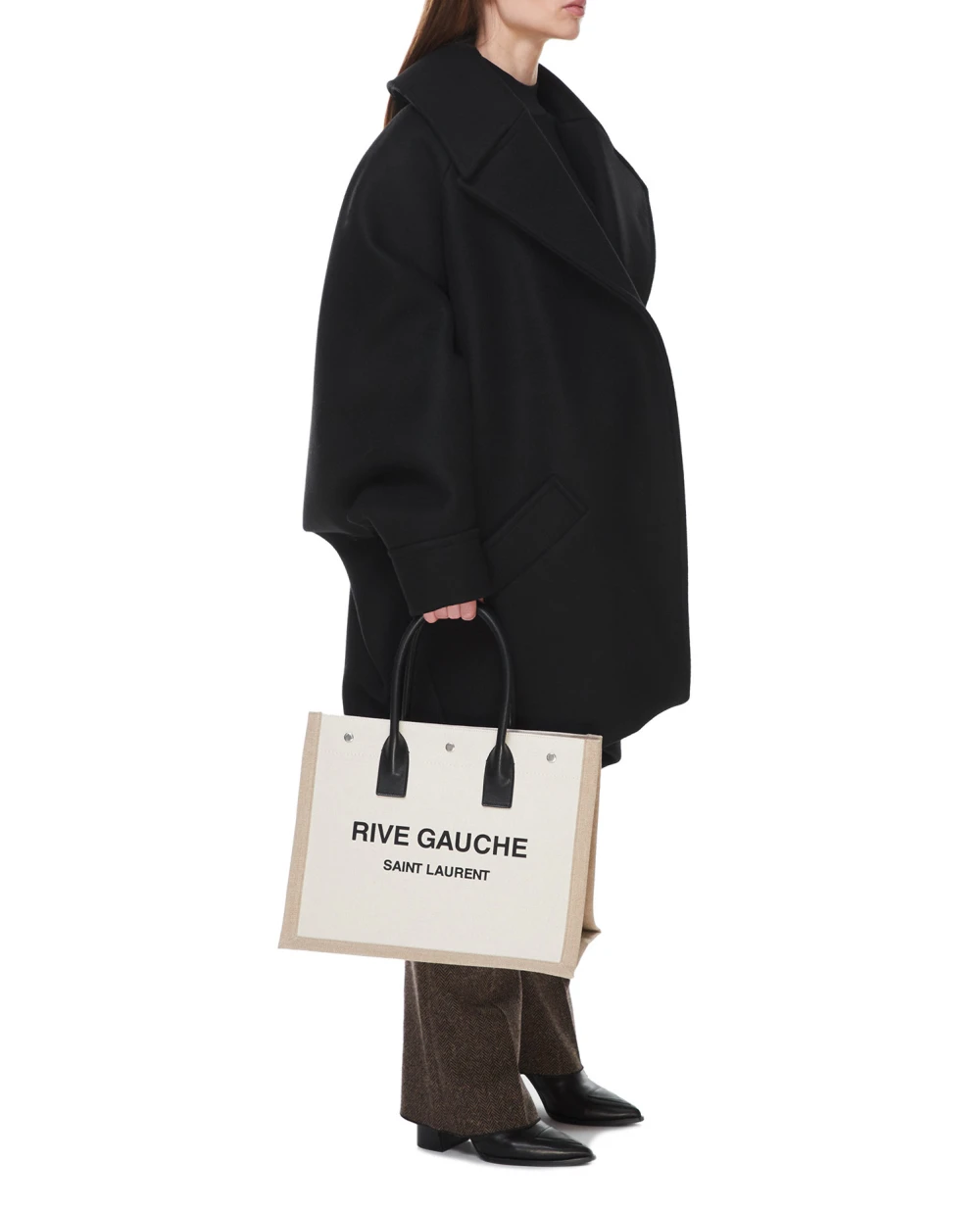 Сумка Rive Gauche Small Saint Laurent 617481-FAAVU, белый цвет • Купить в интернет-магазине Kameron