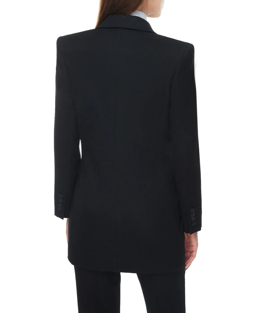 Шерстяной жакет Saint Laurent 726869-Y3D16, черный цвет • Купить в интернет-магазине Kameron