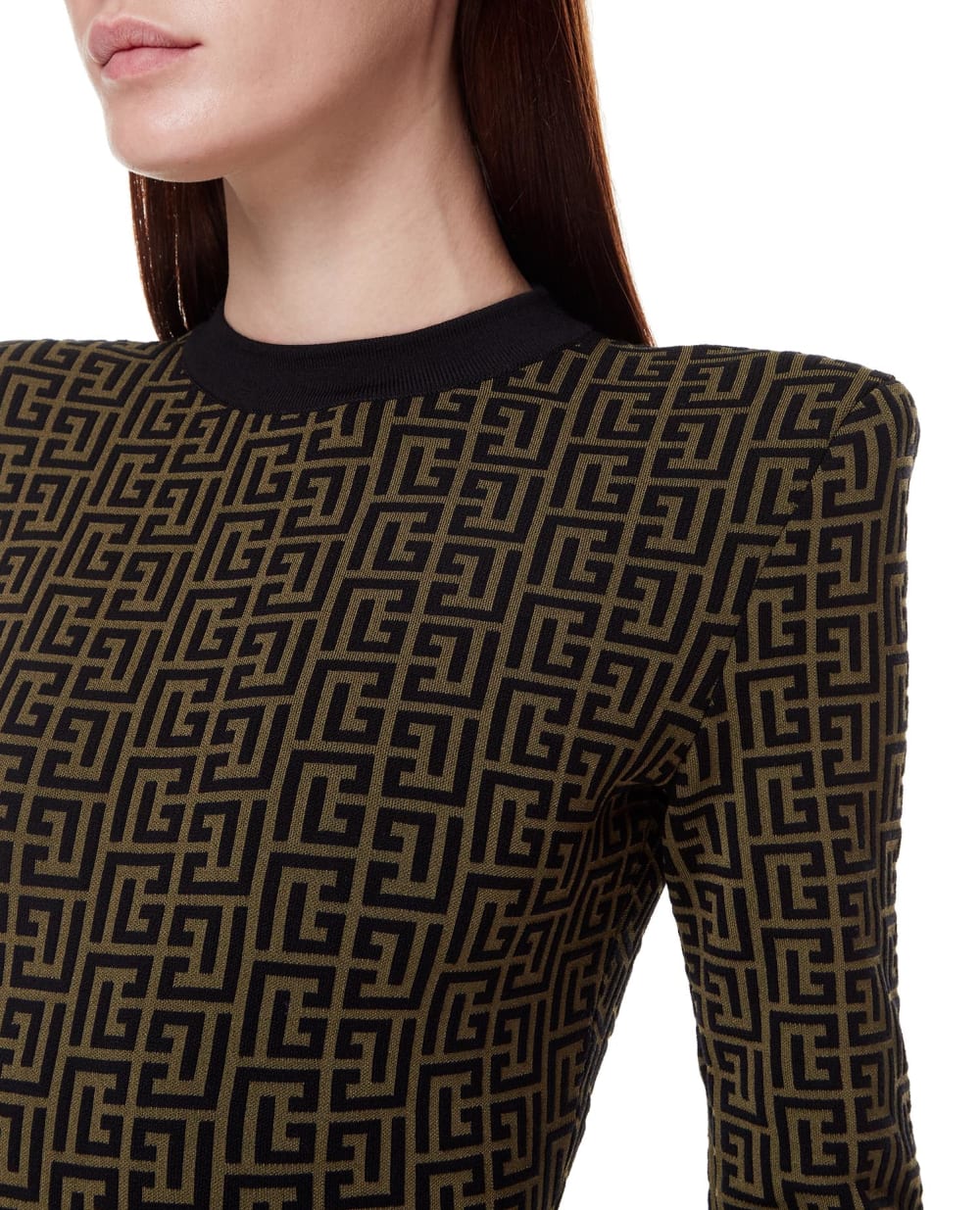 Платье Balmain WF0R8072K253, зеленый цвет • Купить в интернет-магазине Kameron