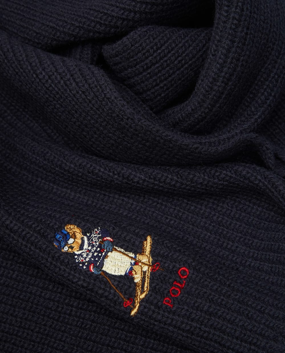 Шарф Polo Ralph Lauren 449853942001, синий цвет • Купить в интернет-магазине Kameron
