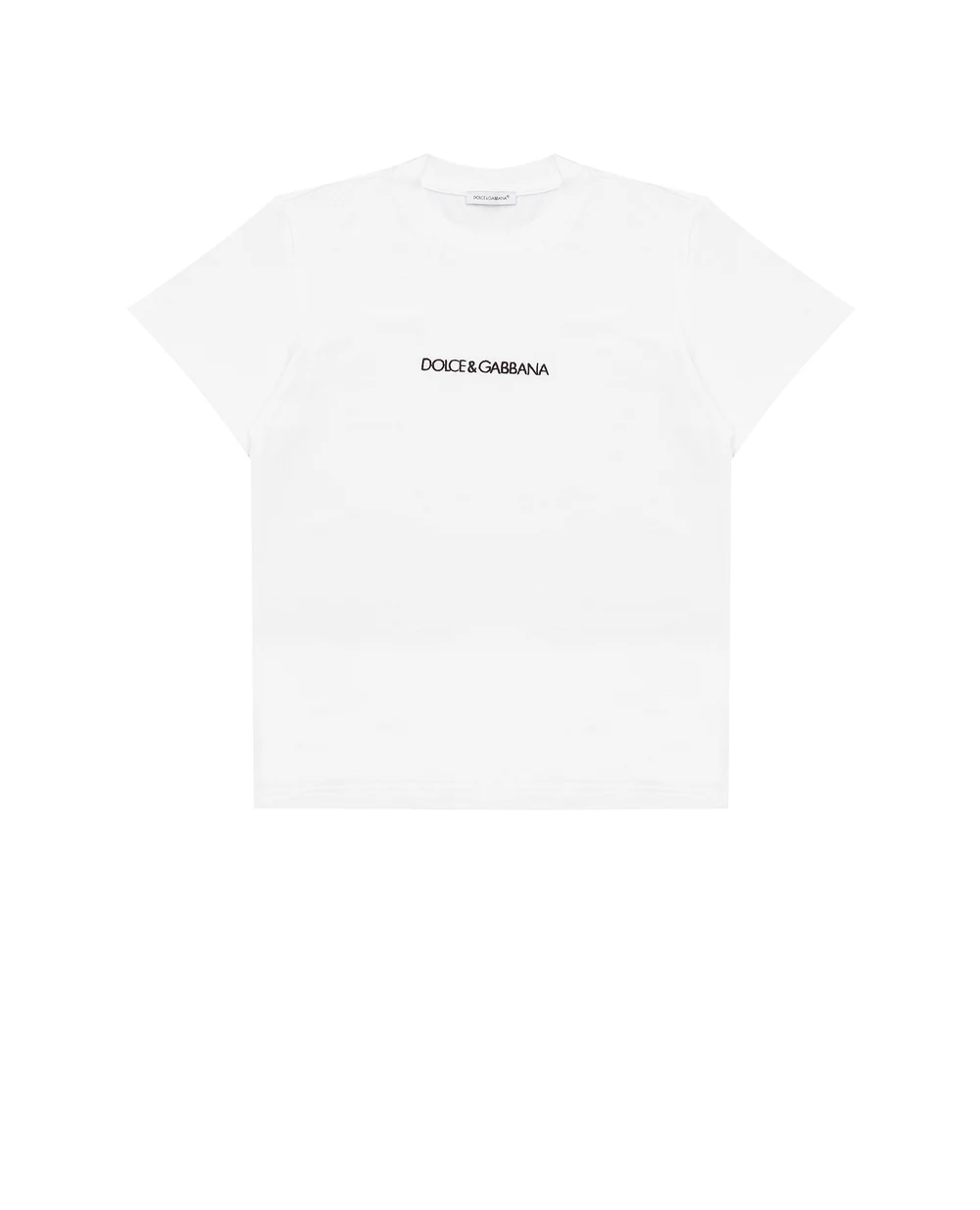 Детская футболка Dolce&Gabbana Kids L4JT7N-G7STN-S, белый цвет • Купить в интернет-магазине Kameron