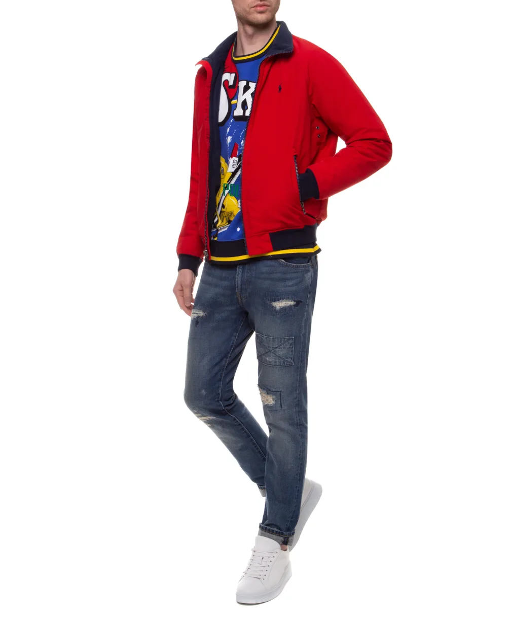 Куртка Polo Ralph Lauren 730670003, красный цвет • Купить в интернет-магазине Kameron