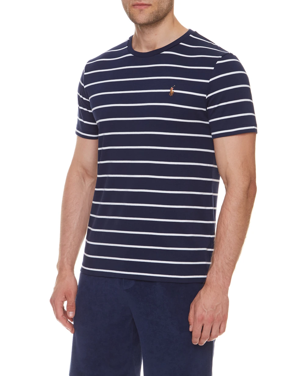 Футболка Polo Ralph Lauren 710829201001, синий цвет • Купить в интернет-магазине Kameron
