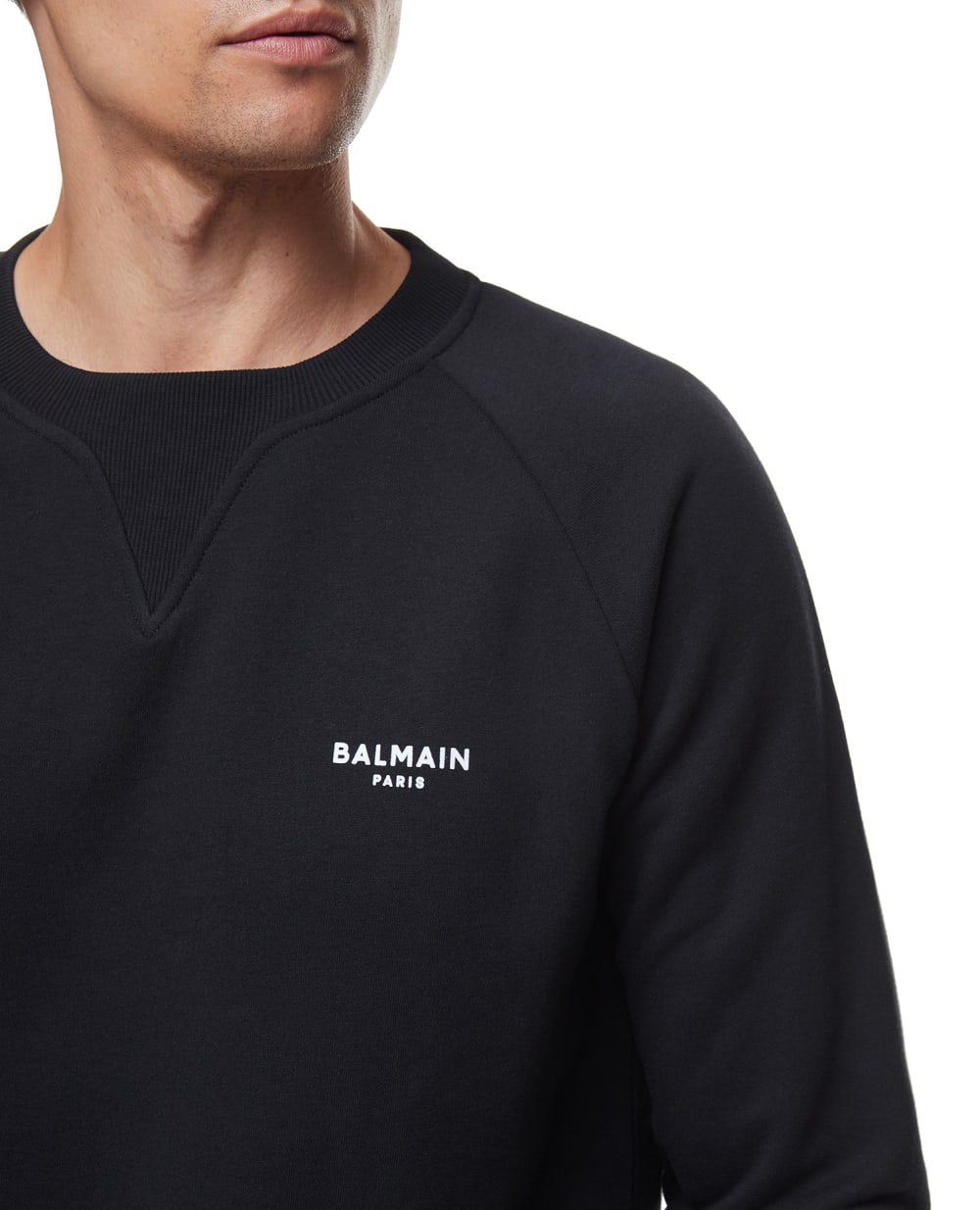 Свитшот Balmain WH1JQ005B071, черный цвет • Купить в интернет-магазине Kameron