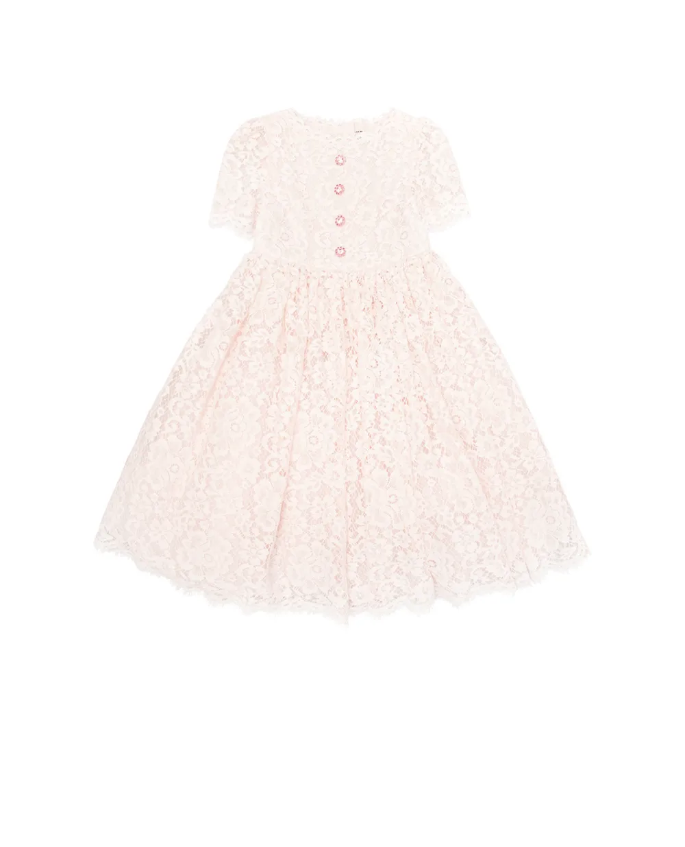 Платье Dolce&Gabbana Kids L52DP9-HLMEA-S, розовый цвет • Купить в интернет-магазине Kameron