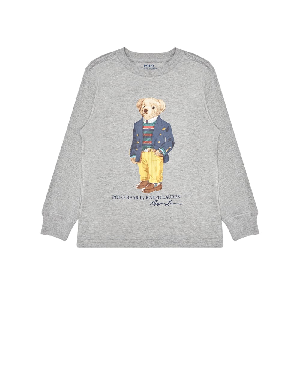 Лонгслив Polo Ralph Lauren Kids 321852014001, серый цвет • Купить в интернет-магазине Kameron