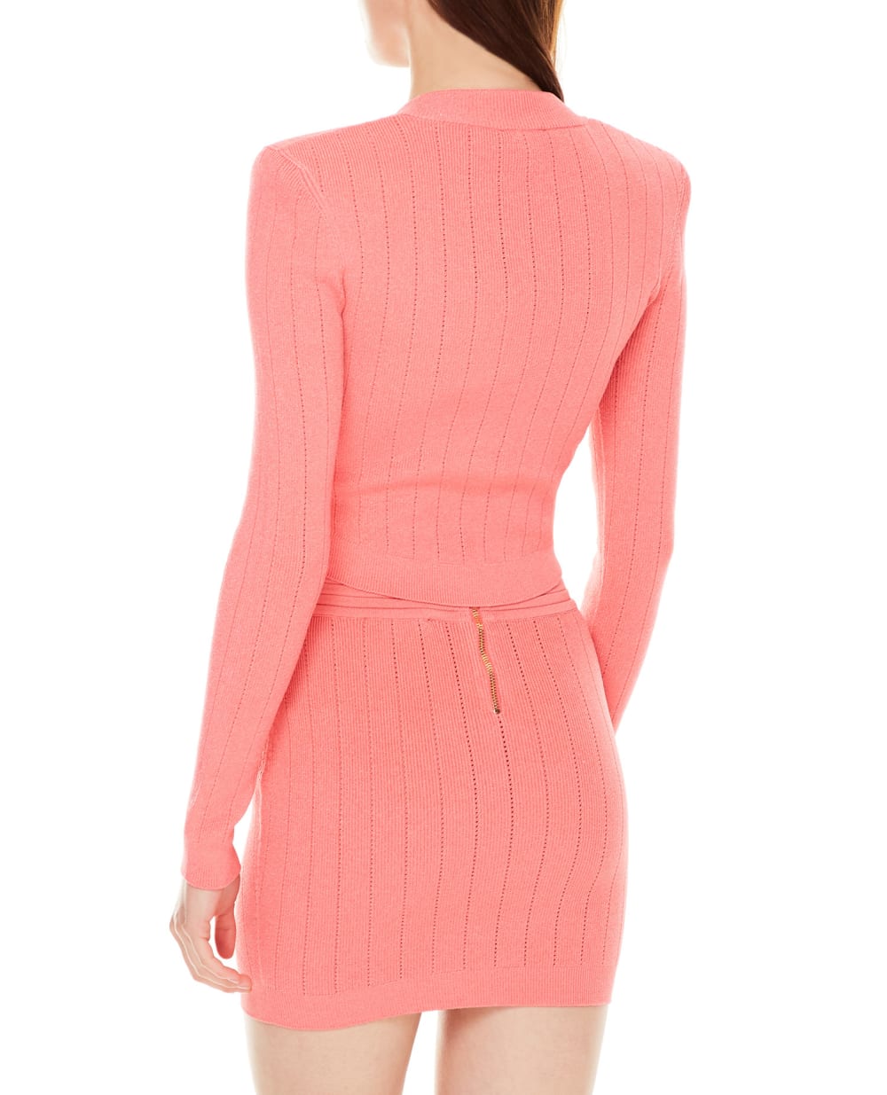 Кардиган Balmain XF1KL001KB07, розовый цвет • Купить в интернет-магазине Kameron