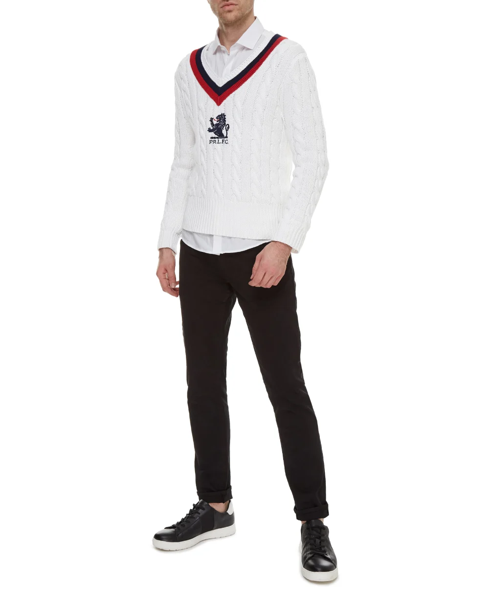 Пуловер Polo Ralph Lauren 710801688001, белый цвет • Купить в интернет-магазине Kameron