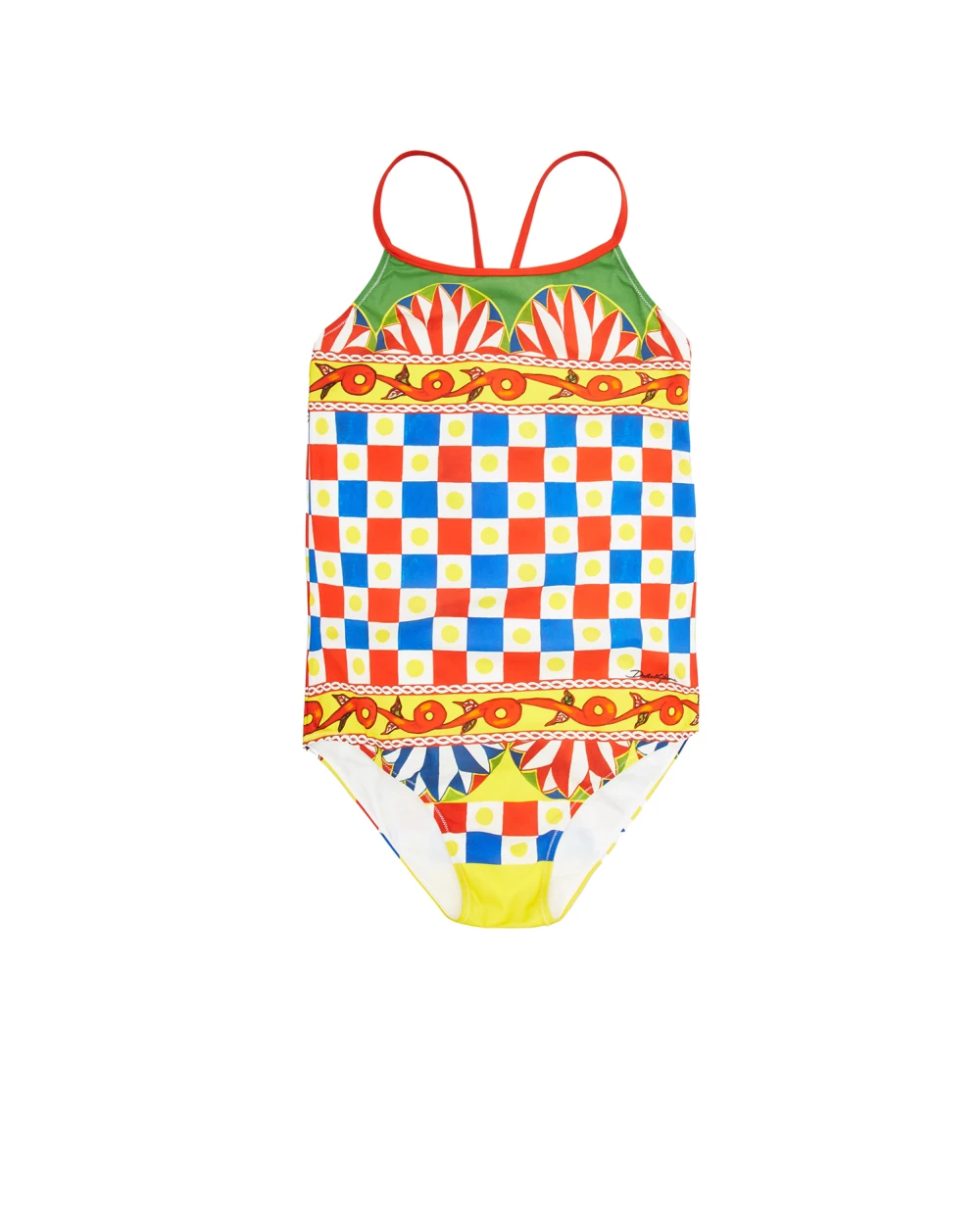 Купальник Dolce&Gabbana Kids L5J803-G7WLT-B-, разноцветный цвет • Купить в интернет-магазине Kameron