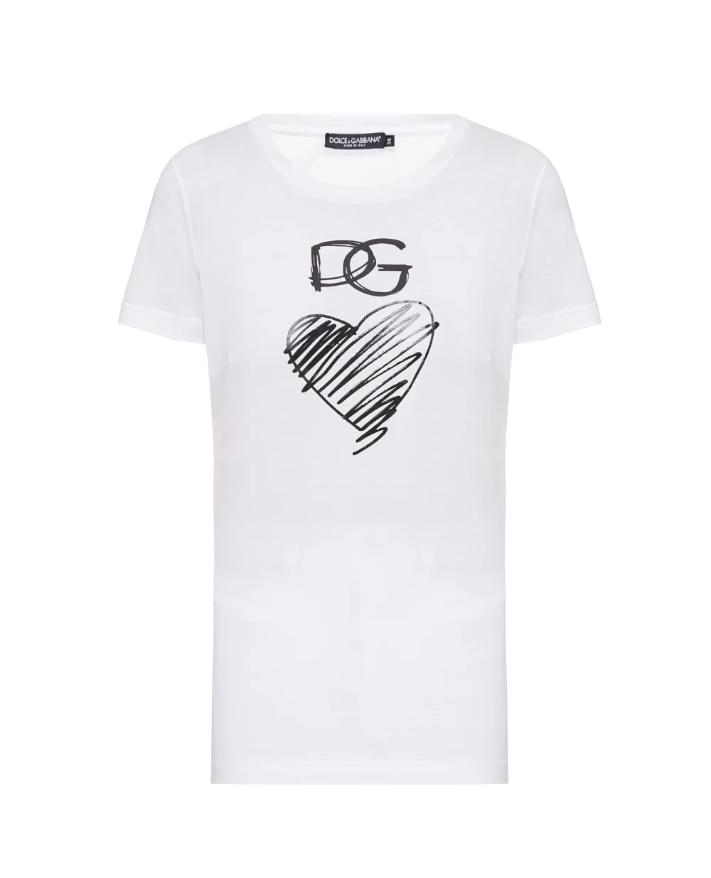 Футболка Dolce&Gabbana F8L99T-G7XAY, белый цвет • Купить в интернет-магазине Kameron