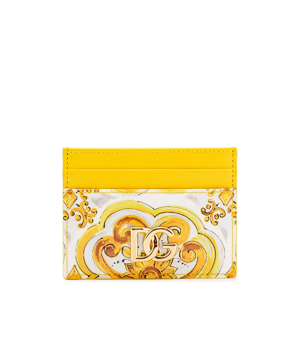 Визитница Dolce&Gabbana BI0330-AQ240, желтый цвет • Купить в интернет-магазине Kameron