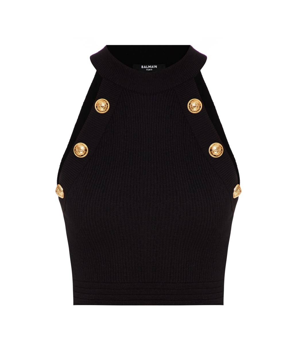 Топ Balmain WF1AB022K211, черный цвет • Купить в интернет-магазине Kameron