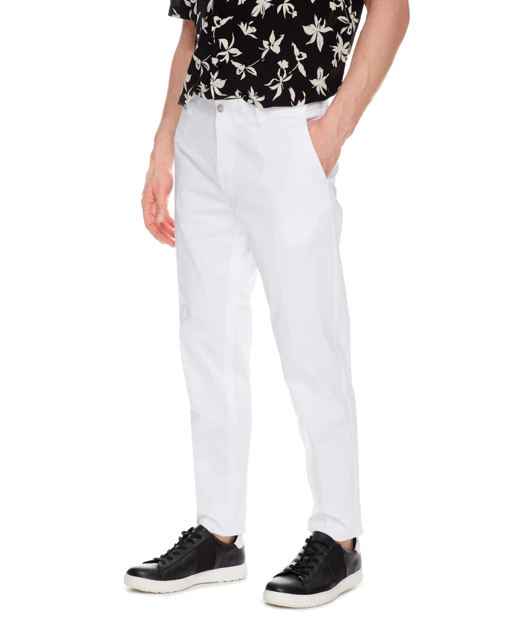 Брюки Dolce&Gabbana GY6FEZ-FUFJR, белый цвет • Купить в интернет-магазине Kameron