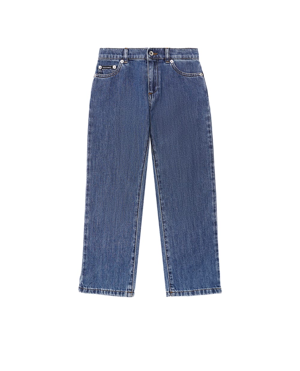 Детские джинсы Dolce&Gabbana Kids L42F75-LDC67-B, синий цвет • Купить в интернет-магазине Kameron