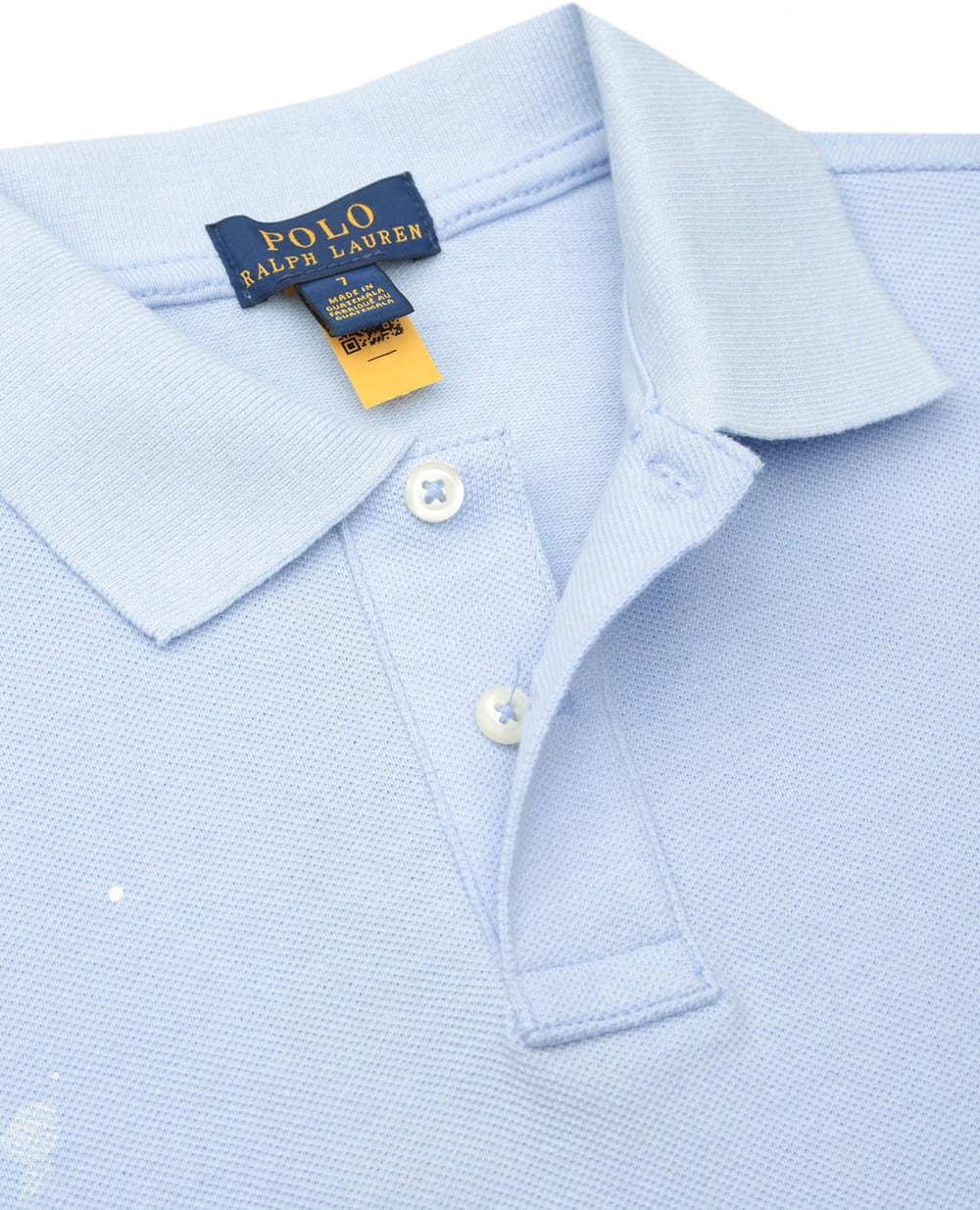 Детское поло Polo Ralph Lauren Kids 323858748003, голубой цвет • Купить в интернет-магазине Kameron
