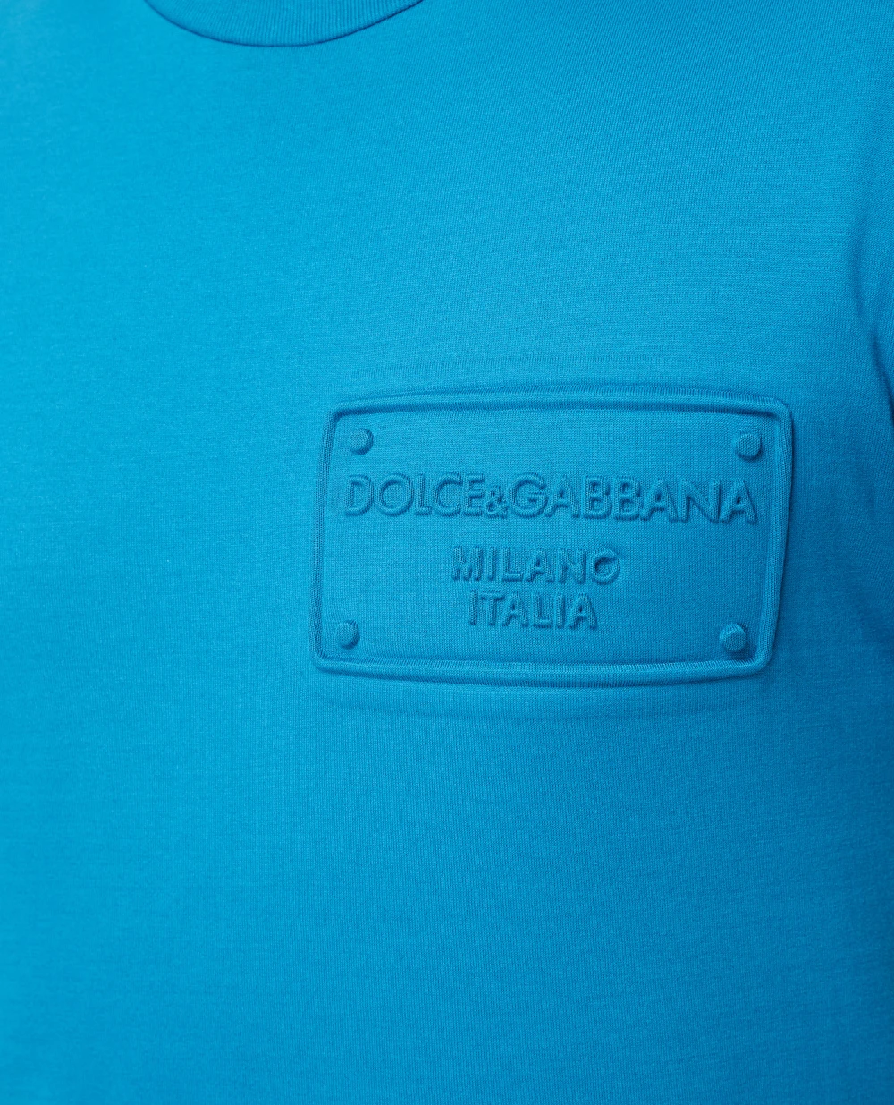 Футболка Dolce&Gabbana G8PO7Z-FU7EQ, синий цвет • Купить в интернет-магазине Kameron
