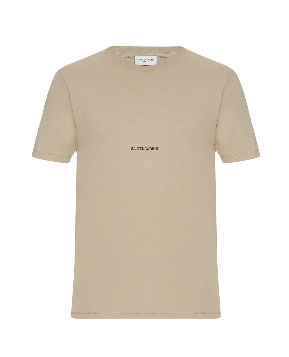 Футболка Saint Laurent 648102-YBYL2, бежевый цвет • Купить в интернет-магазине Kameron