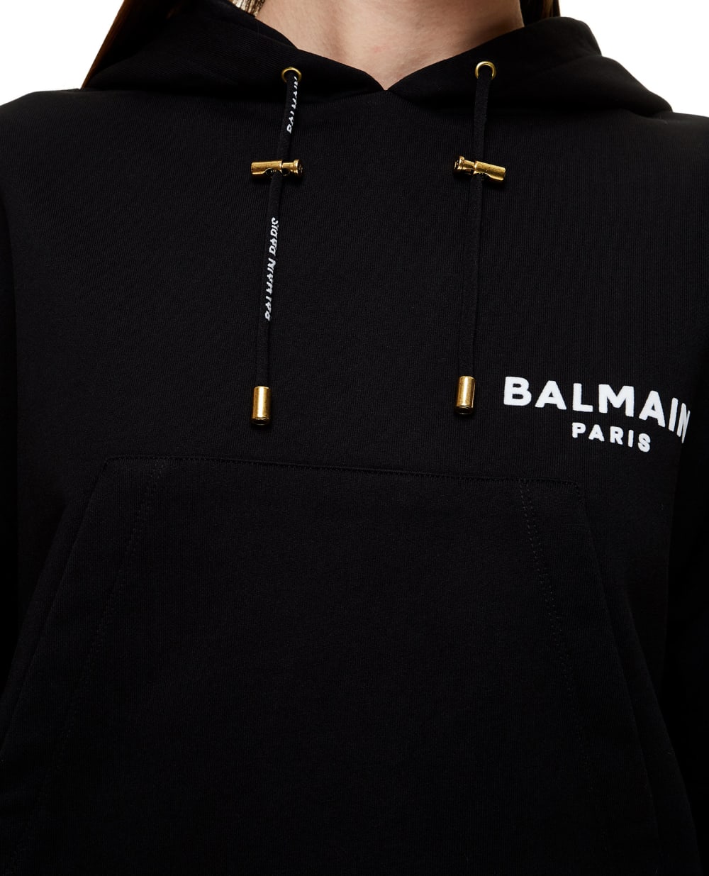 Худи Balmain UF13792I383, черный цвет • Купить в интернет-магазине Kameron