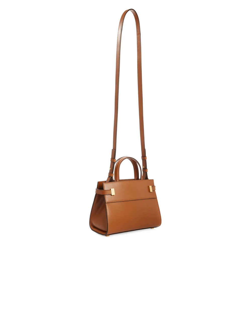 Кожаная сумка Saint Laurent 593741-0SXPW, коричневый цвет • Купить в интернет-магазине Kameron