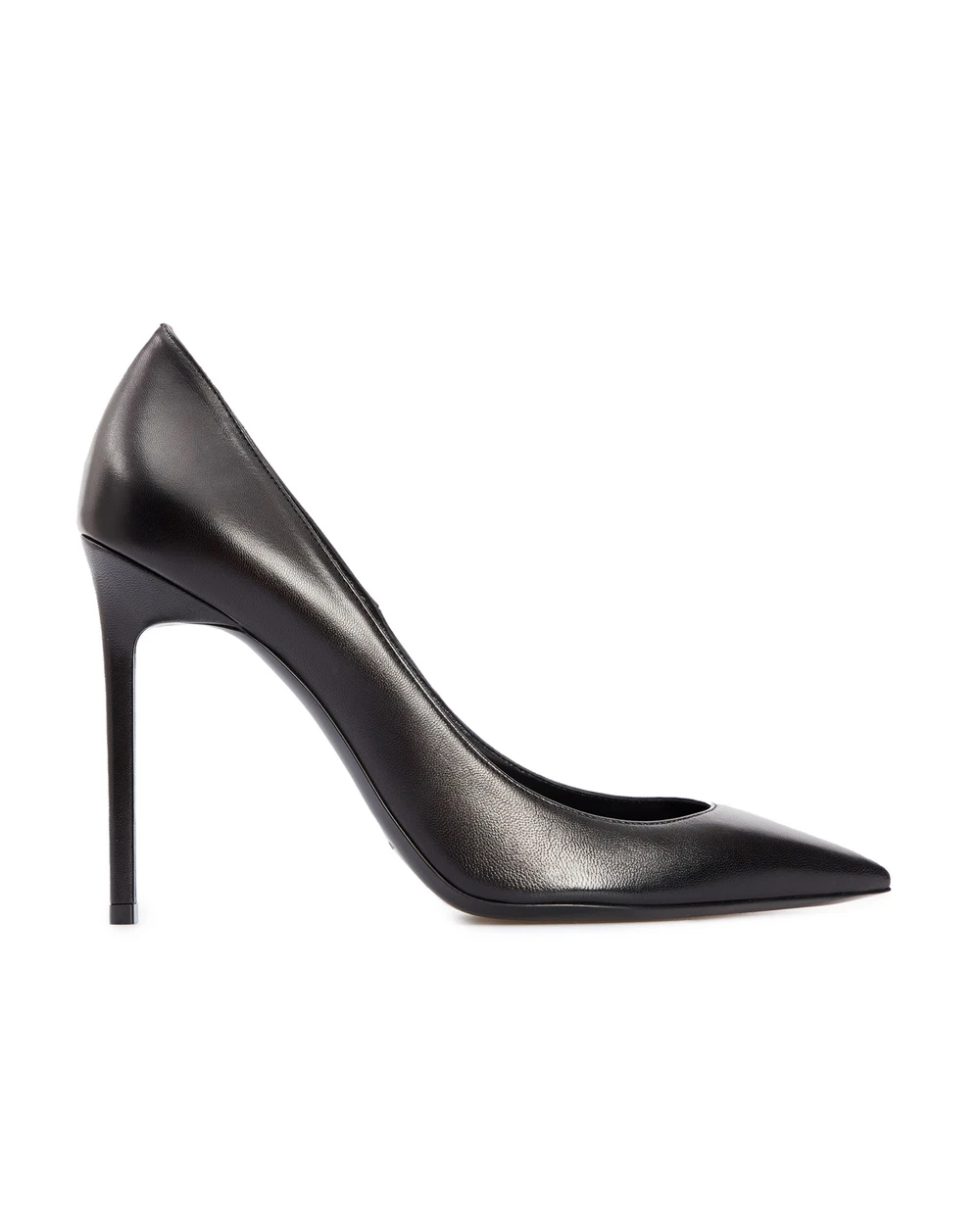 Кожаные лодочки Anja Saint Laurent 471988-AKP00, черный цвет • Купить в интернет-магазине Kameron