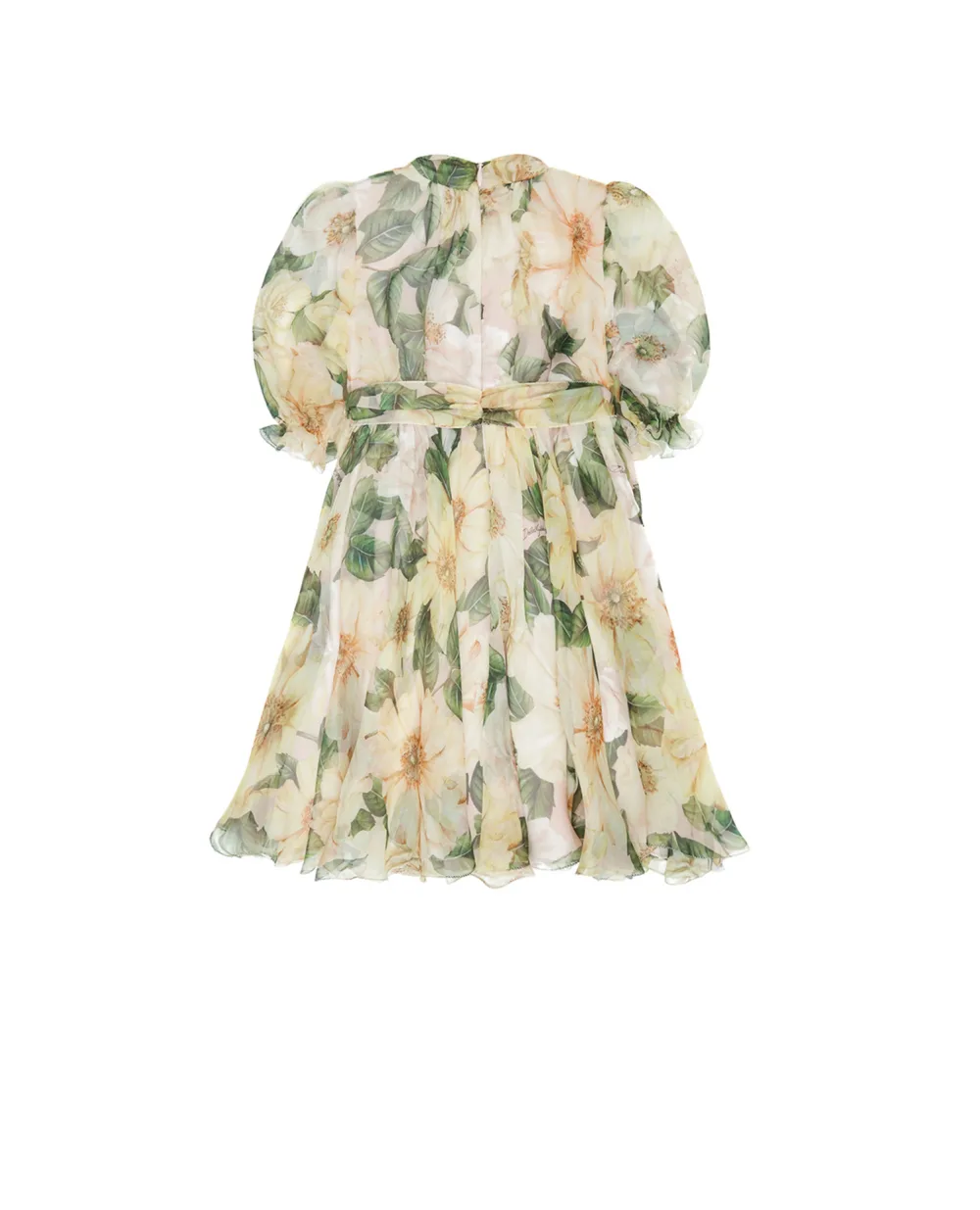 Детское шелковое платье Dolce&Gabbana Kids L22DM6-IS1FR, разноцветный цвет • Купить в интернет-магазине Kameron