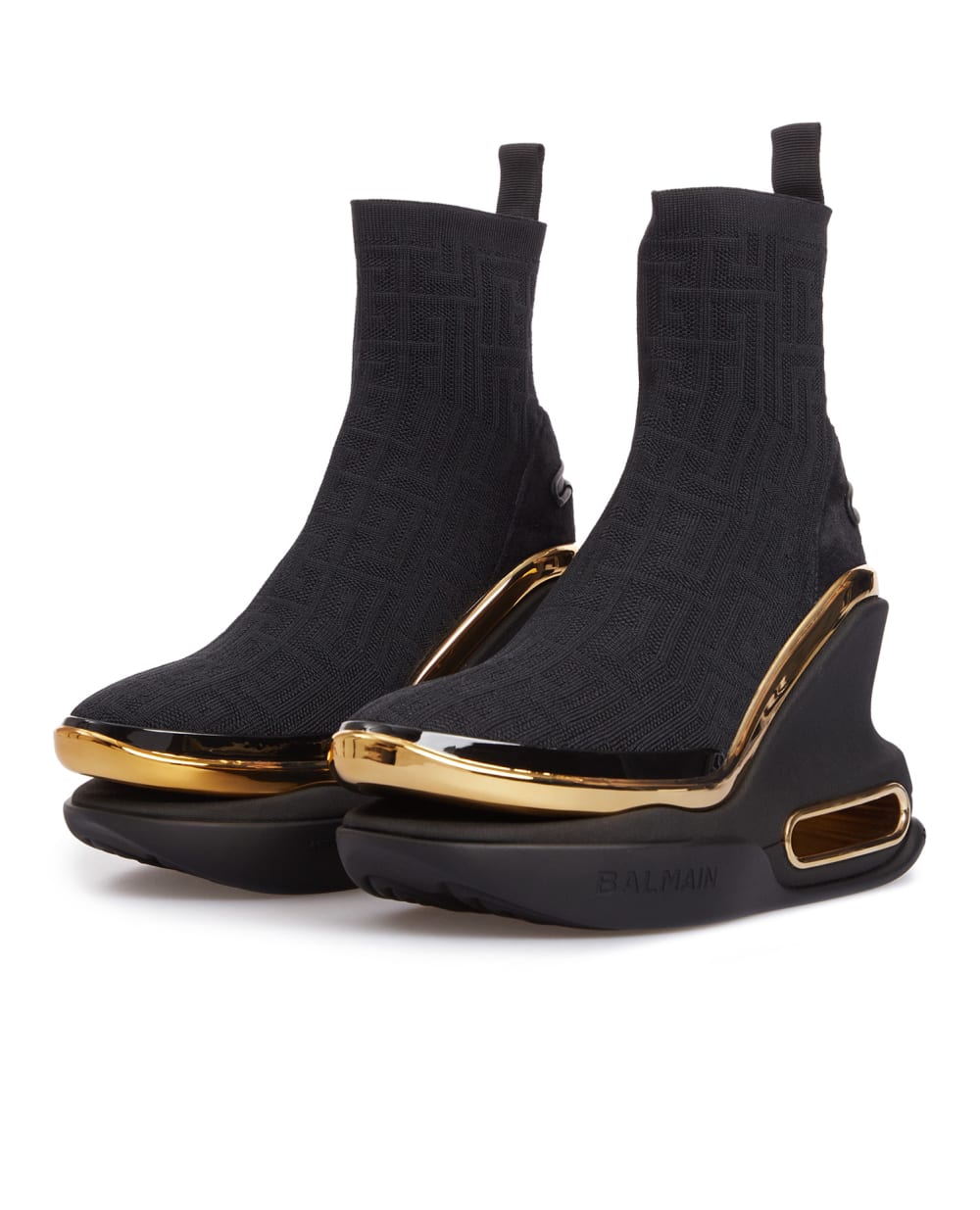 Ботильоны B-Bold Wedge Balmain AN1VH694TKEP, черный цвет • Купить в интернет-магазине Kameron