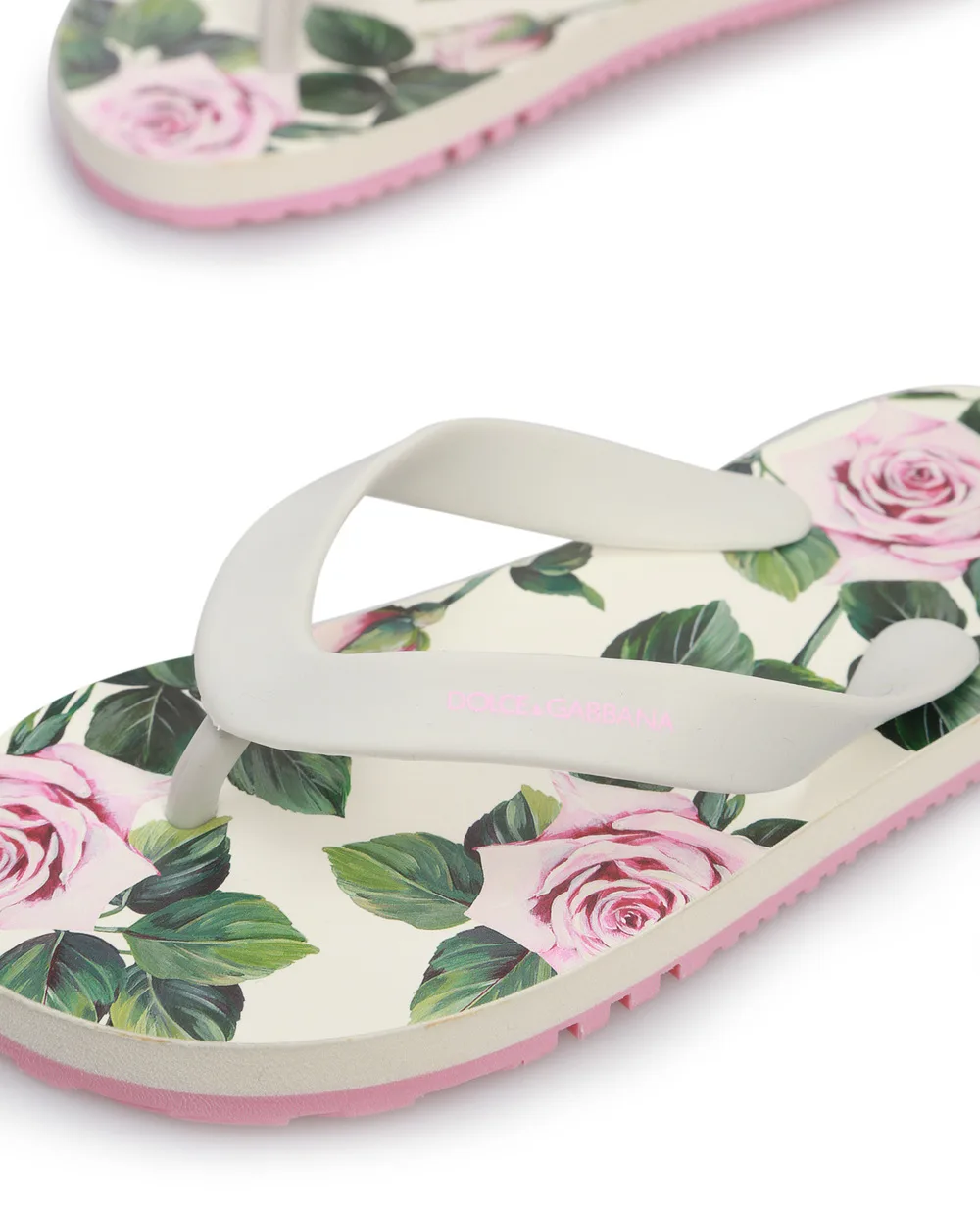 Вьетнамки Dolce&Gabbana Kids D00128-AR821-L-, белый цвет • Купить в интернет-магазине Kameron