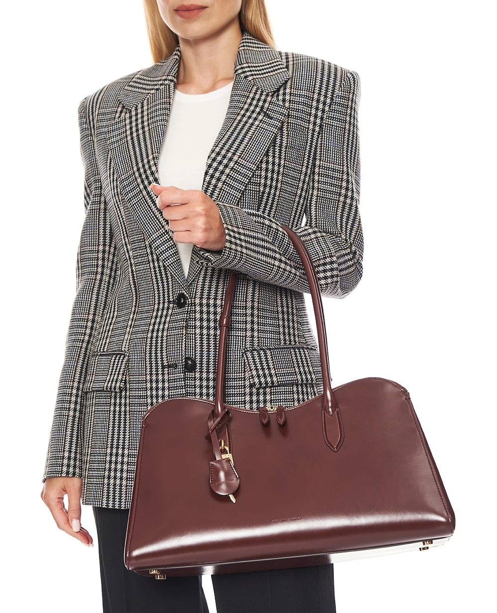 Сумка-тоут Ryder Patent Stella McCartney 7B0176WP0631, коричневый цвет • Купить в интернет-магазине Kameron