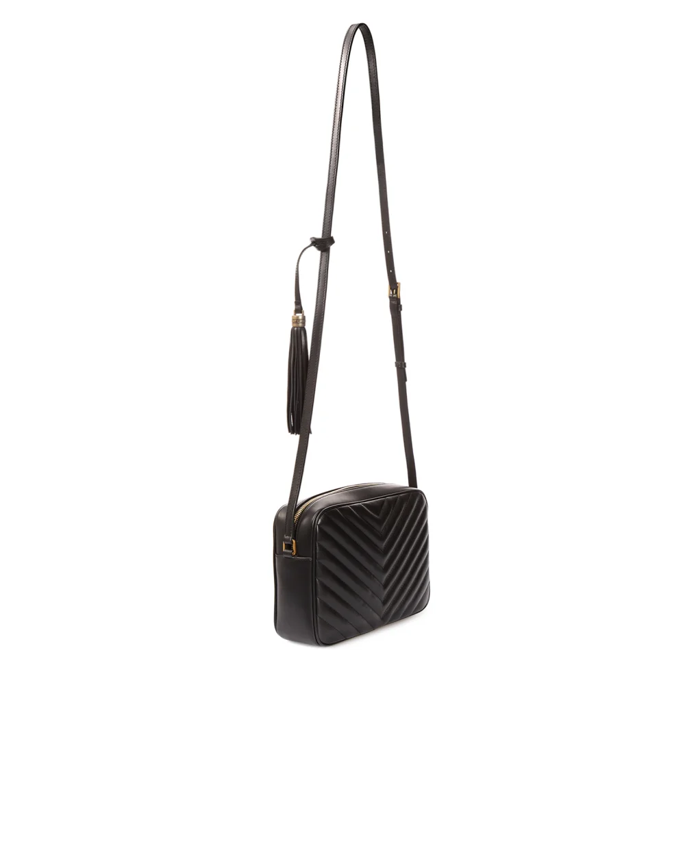 Кожаная сумка Lou Saint Laurent 612544-DV707-, черный цвет • Купить в интернет-магазине Kameron