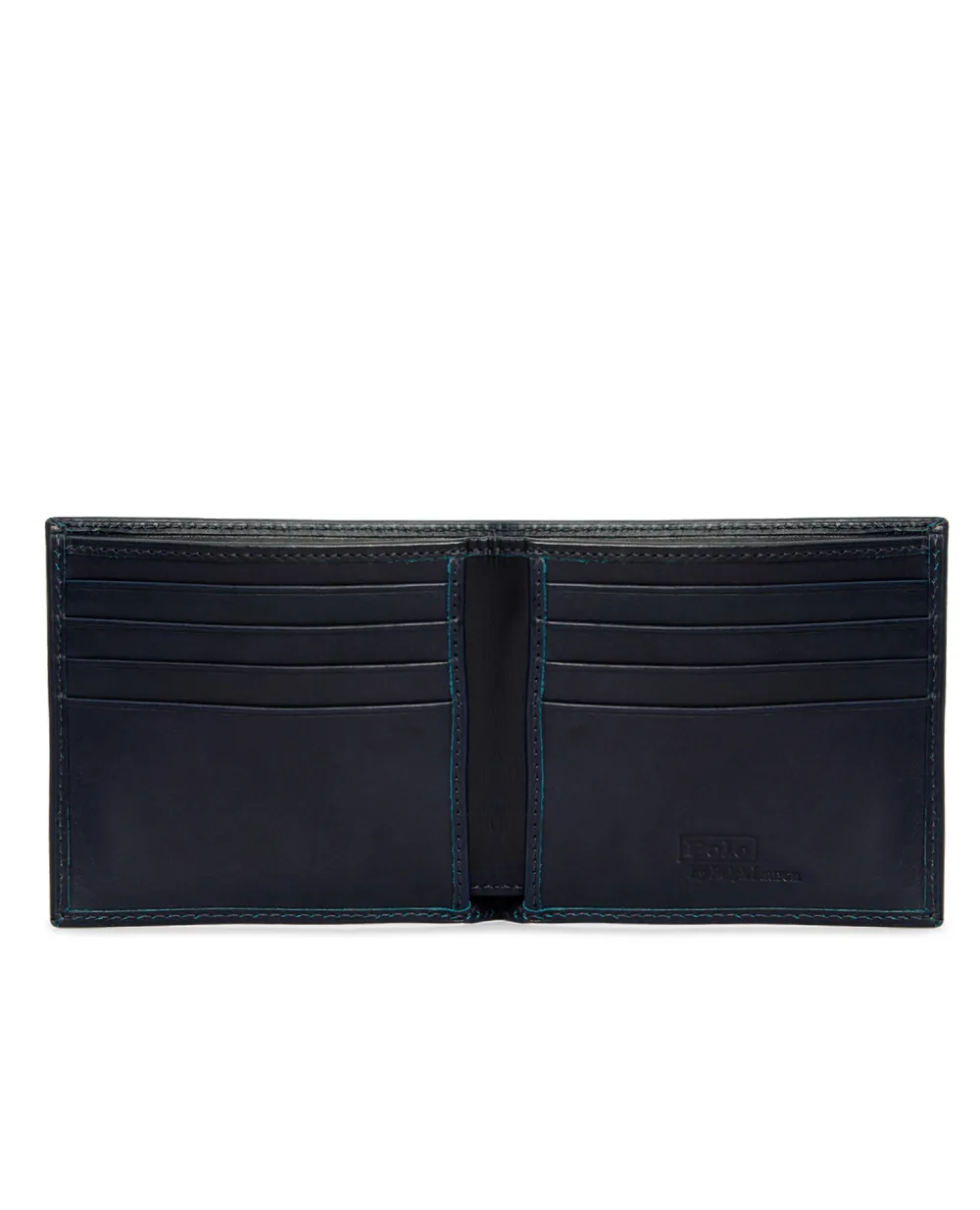 Кожаный кошелек Polo Ralph Lauren 405826008001, синий цвет • Купить в интернет-магазине Kameron
