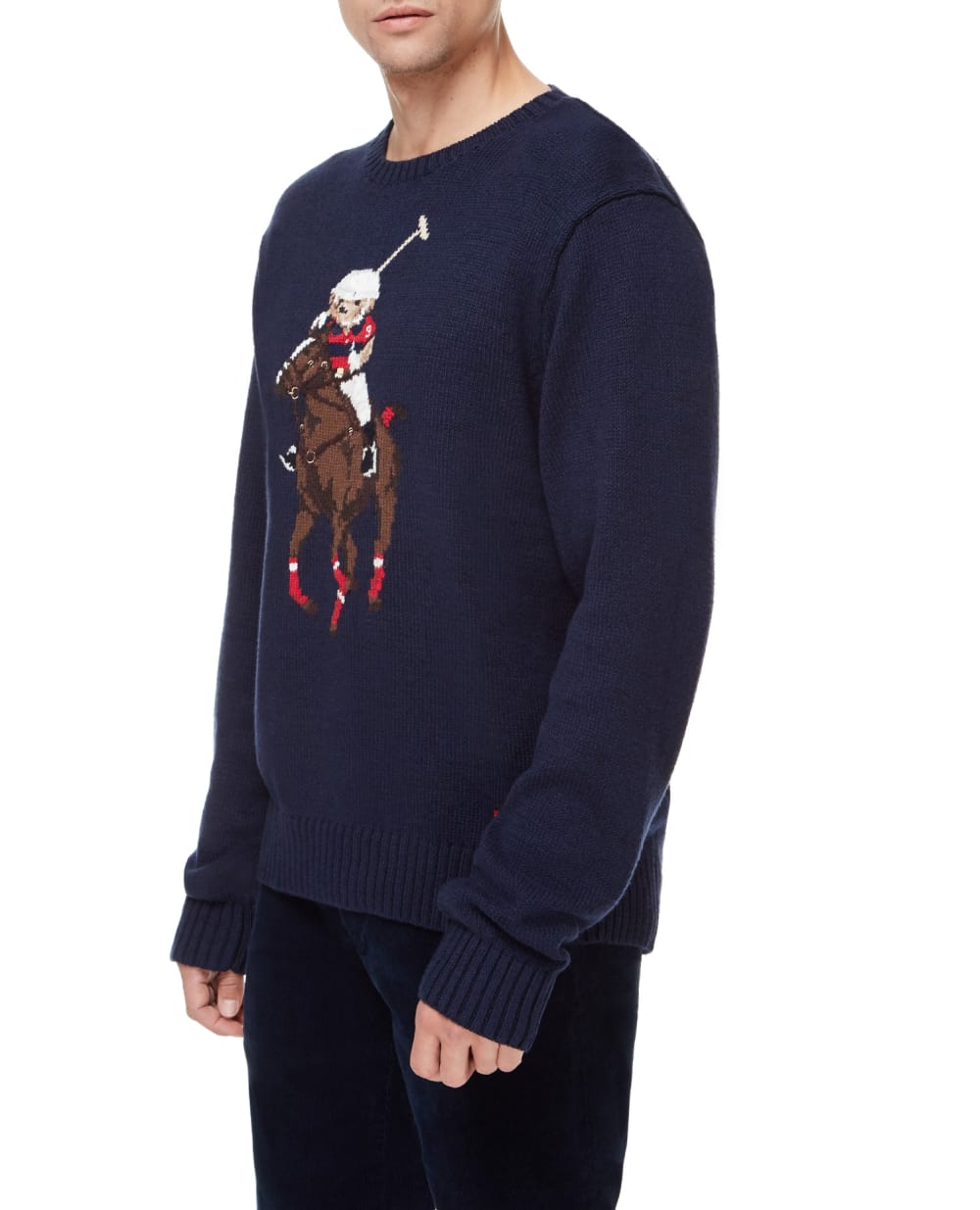 Свитер Polo Bear Polo Ralph Lauren 710834685001, темно-синий цвет • Купить в интернет-магазине Kameron