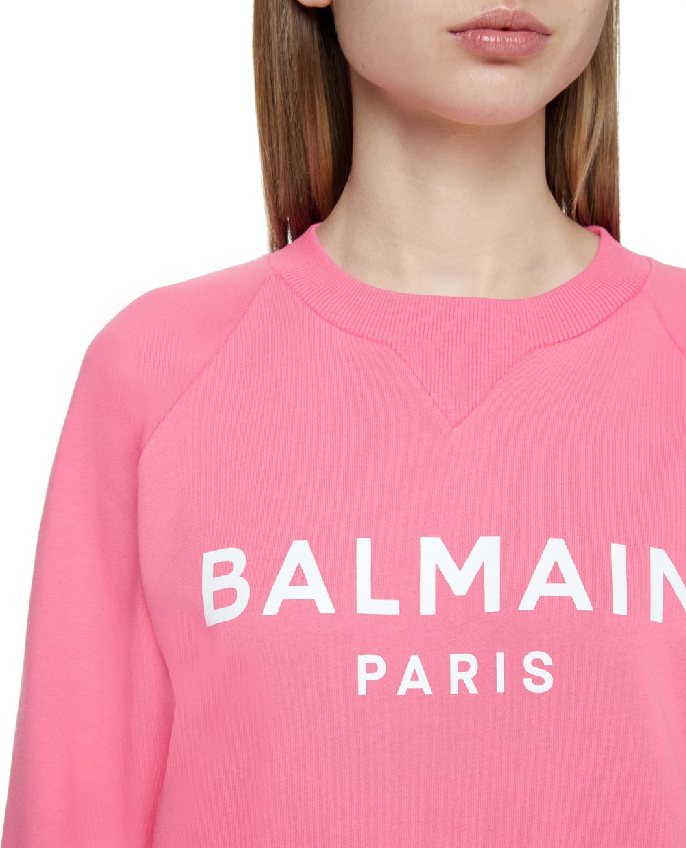 Свитшот Balmain VF13691B002, розовый цвет • Купить в интернет-магазине Kameron